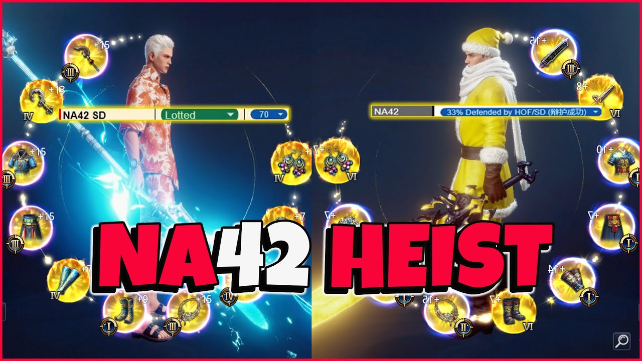NA42 BICHEON HEIST | GEOFFXX TEAM VS BROLONG TEAM | DTM/UOTC VS HOF/FW | MIR4