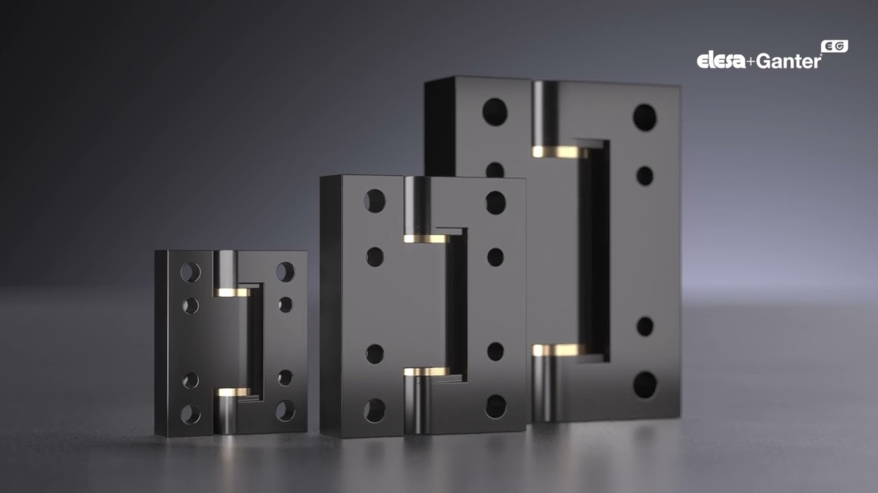 GN 7580 | Bisagras de Precisión con Casquillos de Bronce
