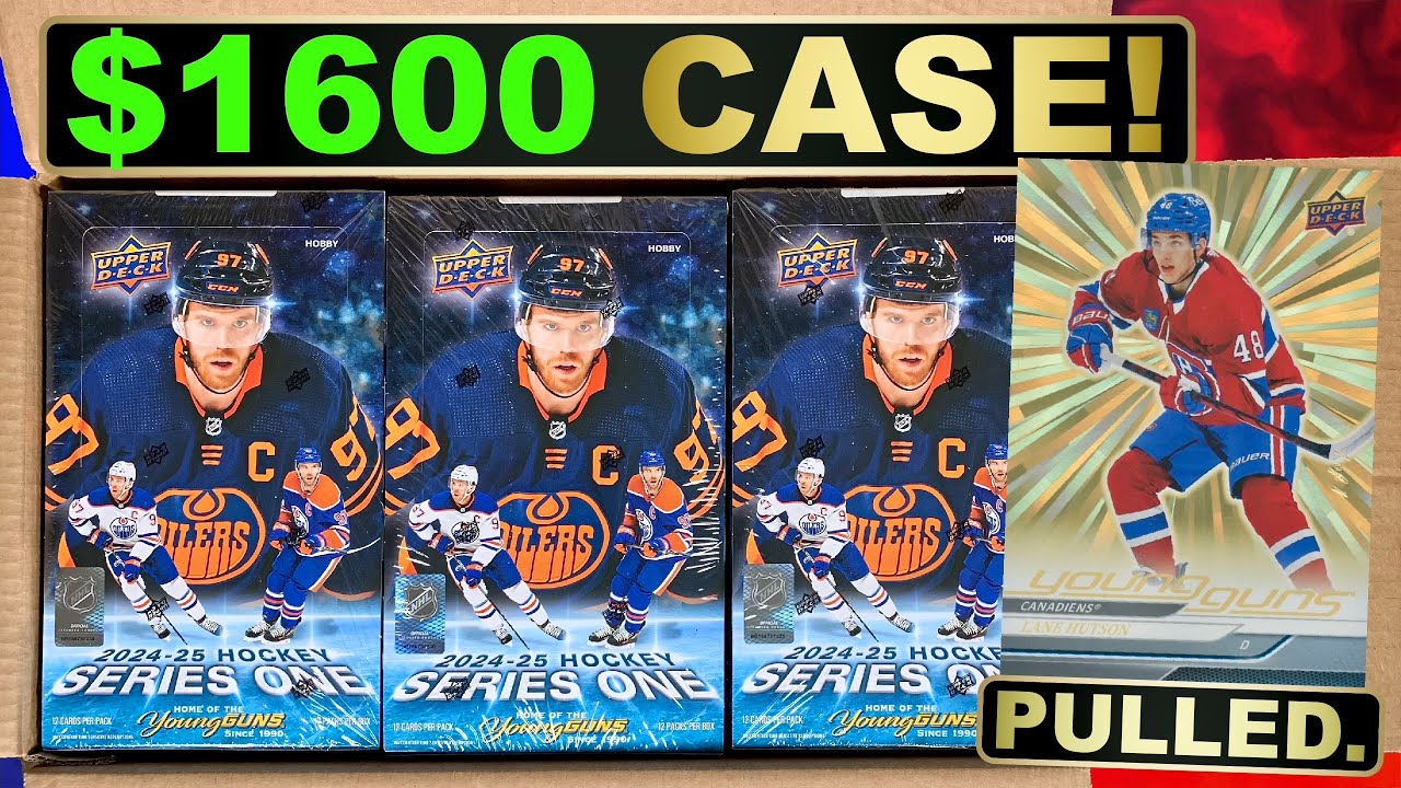 HOT START! - Opening a 12 Box Case of 2024-25 Upper Deck Series 1 Hockey Hobby