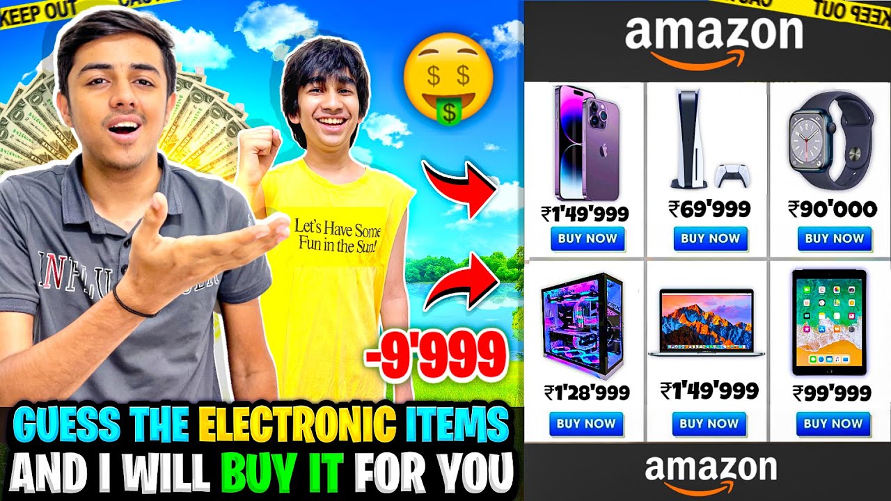 Guess The Electronic 📲 Gadget And I Will Buy It For You😫 | Ronish Got Scammed😂 - Tsg Mann