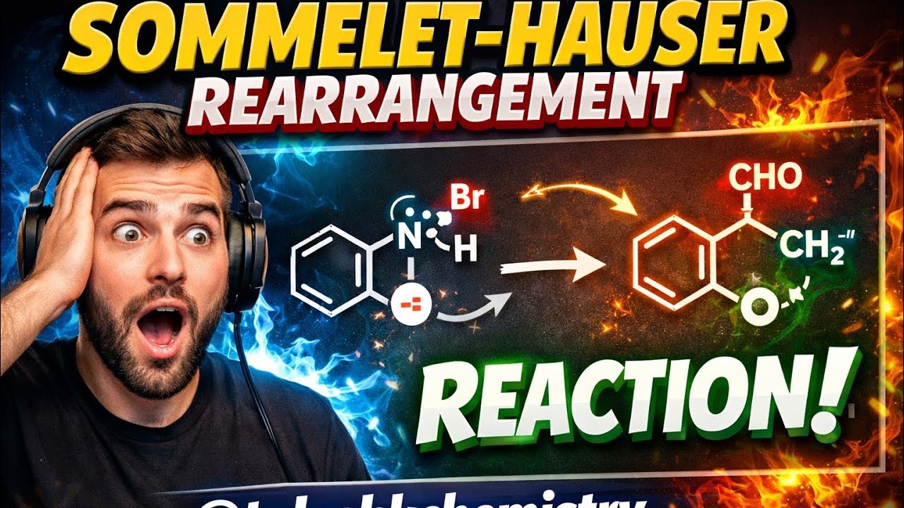 Sommelet–Hauser Rearrangement 🔥 Complete Mechanism in One Shot | Organic Chemistry Explained