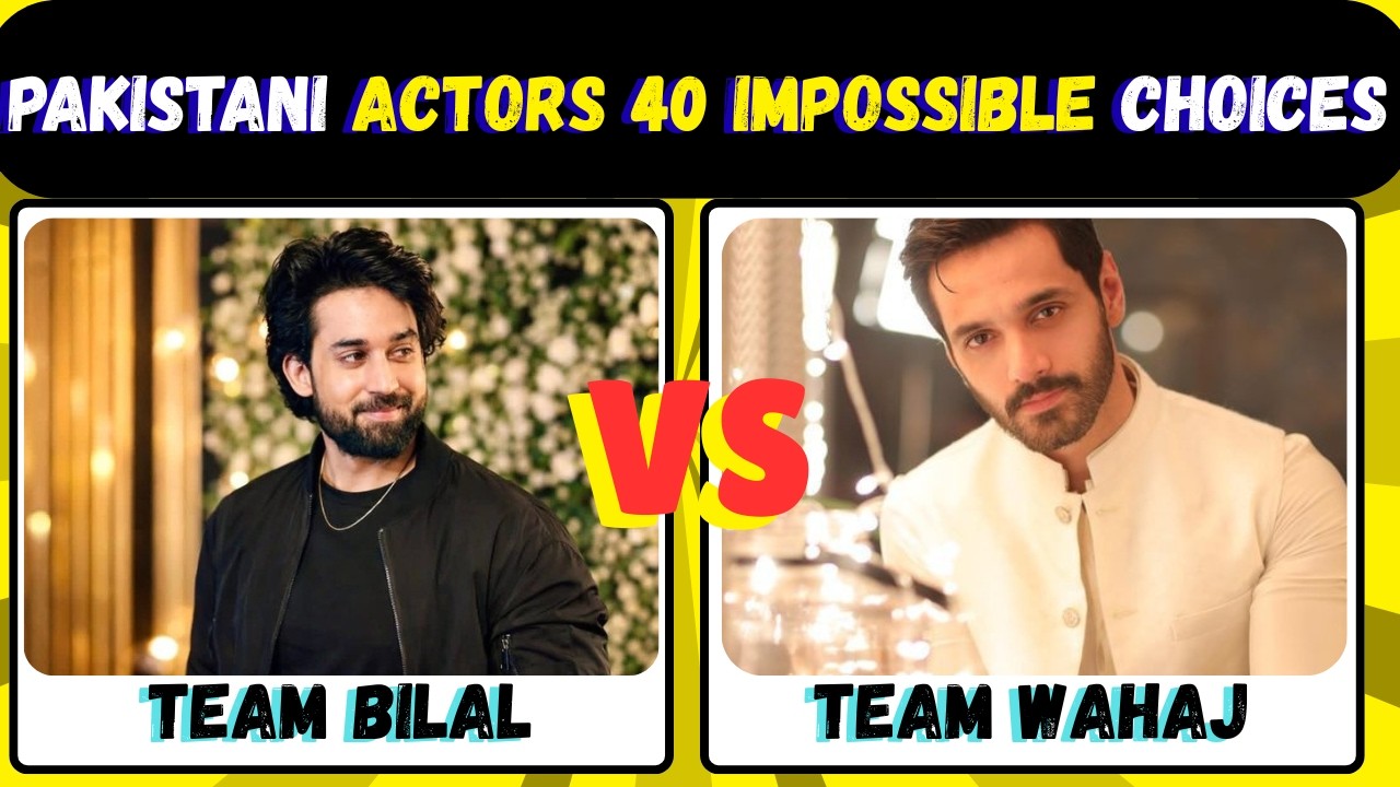 You Must Choose ONE! Pakistani Actor Battle 🇵🇰🔥 Hardest Pakistani Actor Quiz! 😱