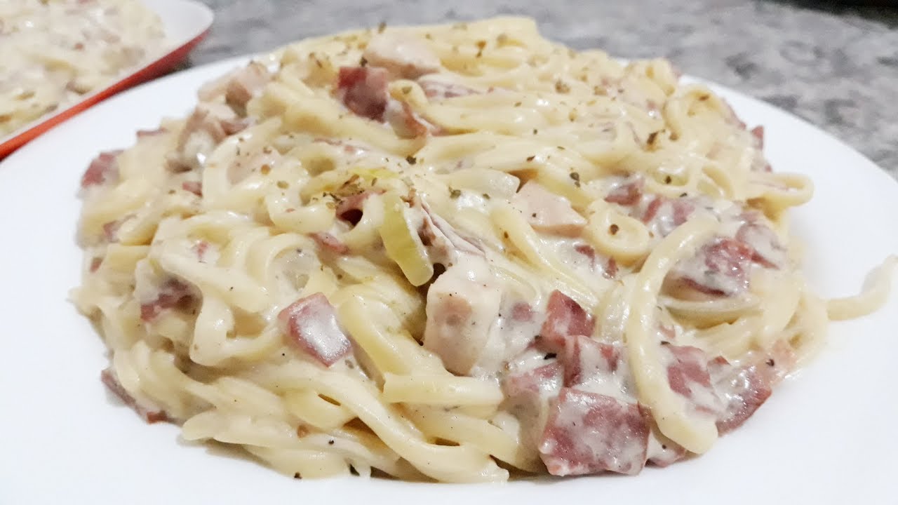 Fettuccine Carbonara Recipe - Mells Kitchen