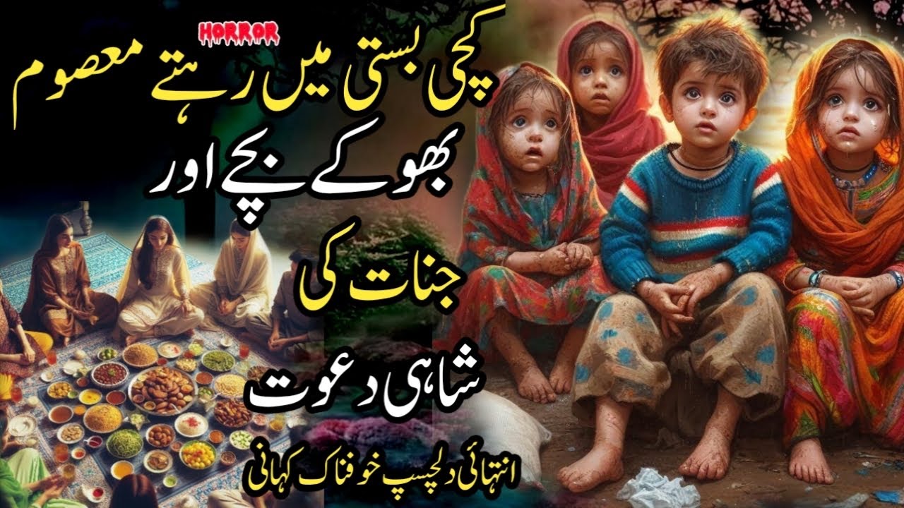Kachi Basti Mein Rehne Wale Masoom Bhooke Bachay Aur Jinnat Ki Shahi Dawat