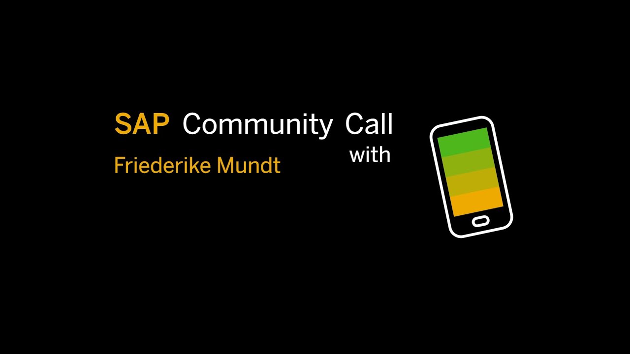 Field Service Management solutions from SAP | SAP Community Call