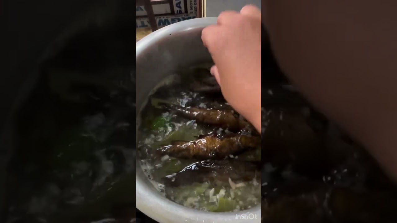 Cooking dried local fish || dried fish with bamboo shoots || how to cook dried fish #foodlover