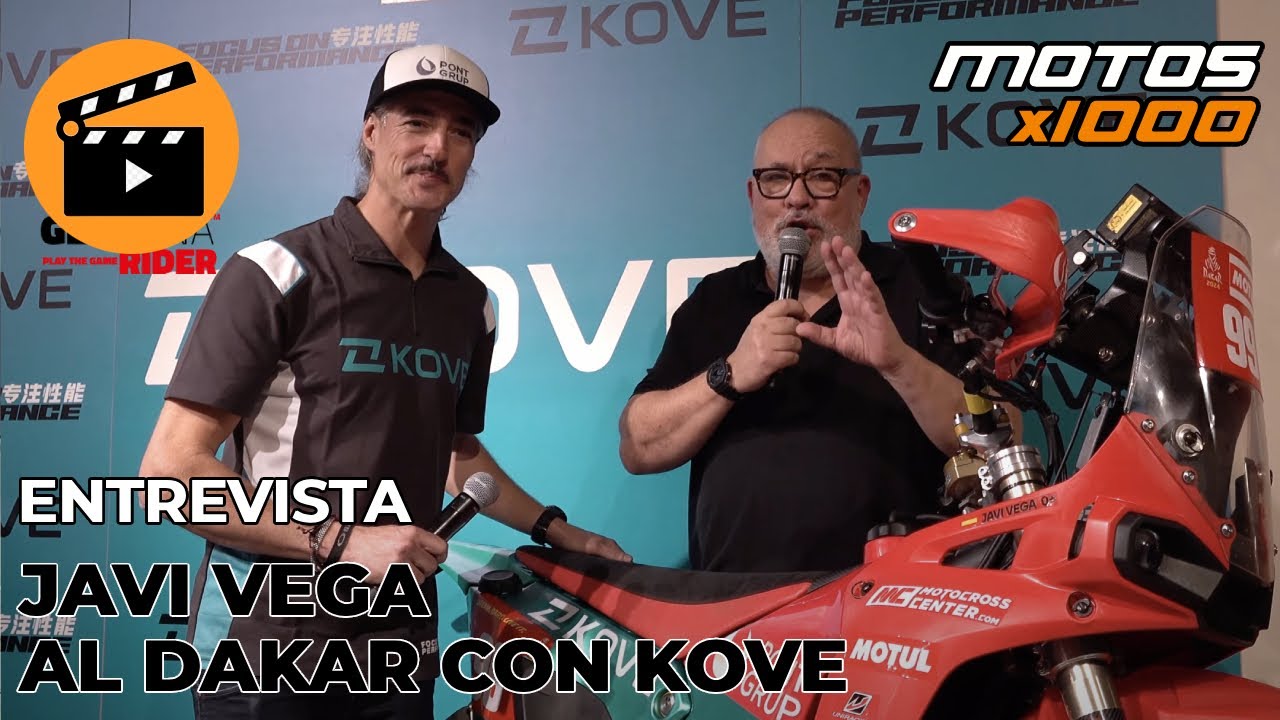 JAVI VEGA  con KOVE al DAKAR | Motosx1000