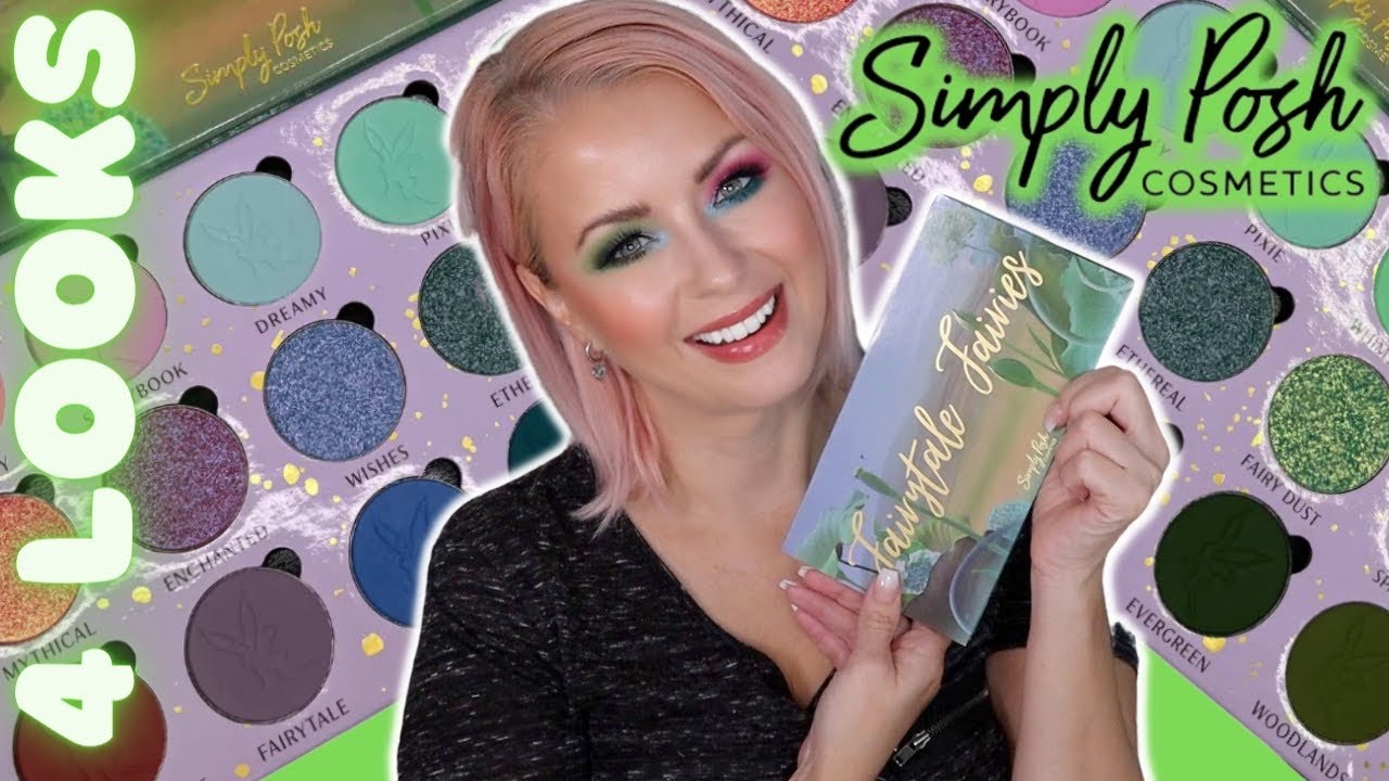 Simply POSH Cosmetics Fairytale Fairies Palette Review + 4 LOOKS | Steff's Beauty Stash