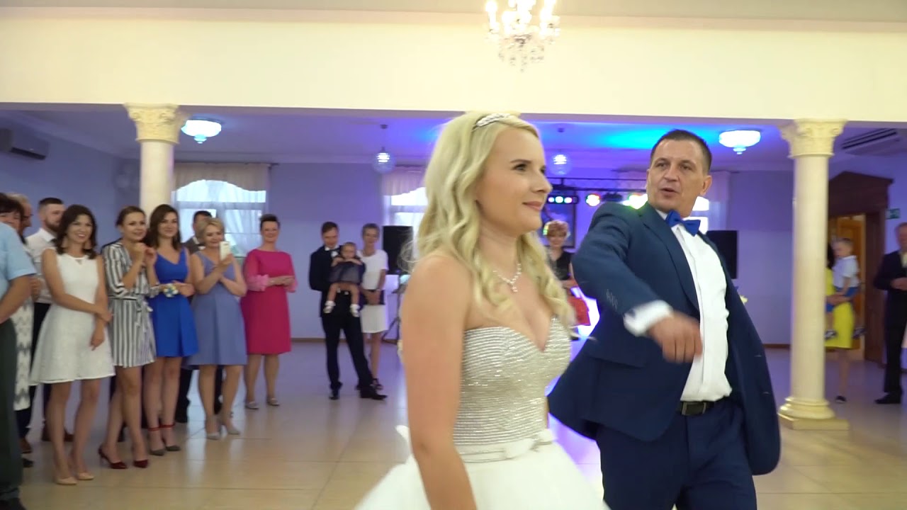 Smieszny Pierwszy weselny taniec Dominika & Paweł 01.06.2018r