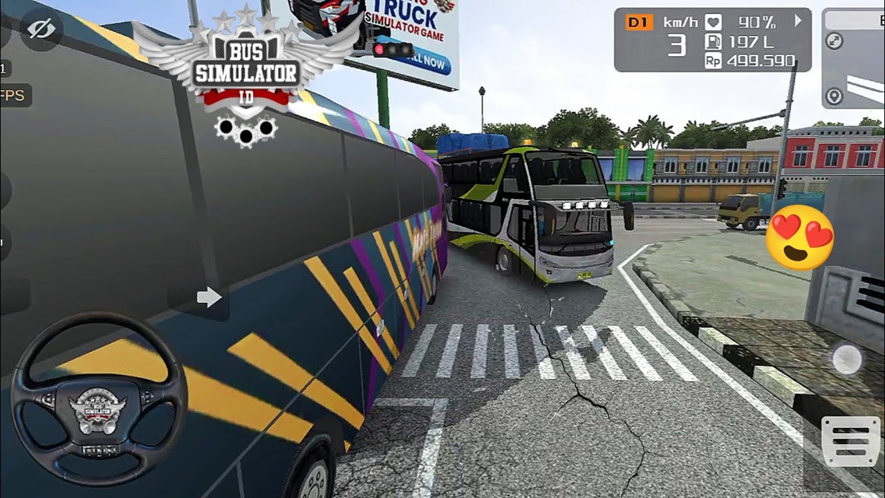 Bus Simulator Indonesia 😍 || Nerrow Road Driving || Indonesia Simulator Bus || Highlights Gameplay 