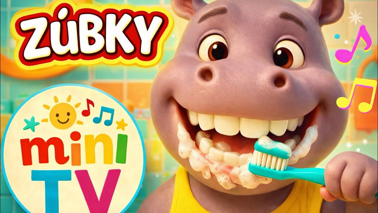 Z&Uacute;BKY 🦷 | Hro&scaron;&iacute;ka bol&iacute; zub 🍫 Čist&iacute;me si zuby 🪥 | Pesnička pre deti po slovensky