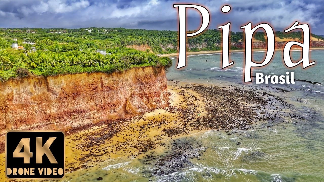 Pipa, Rio Grande do Norte, Brasil Drone 4K HDR