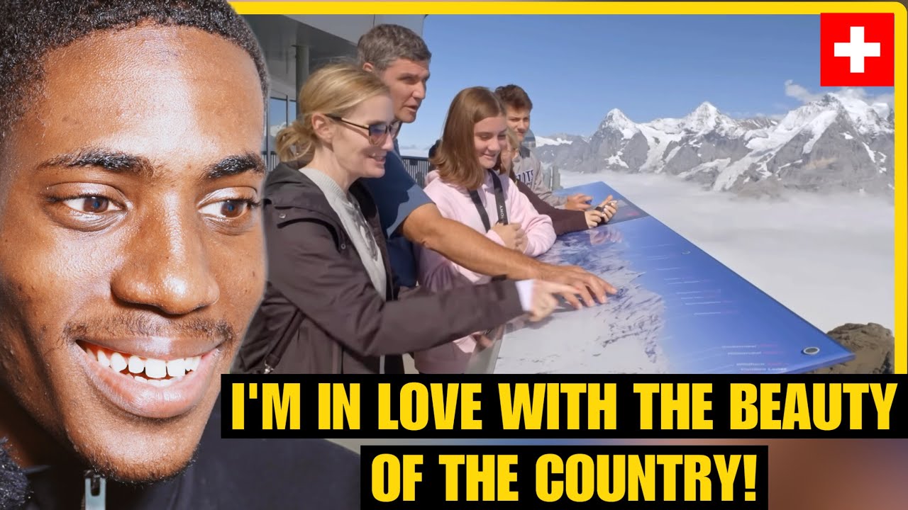 American Exploring Swiss Alps