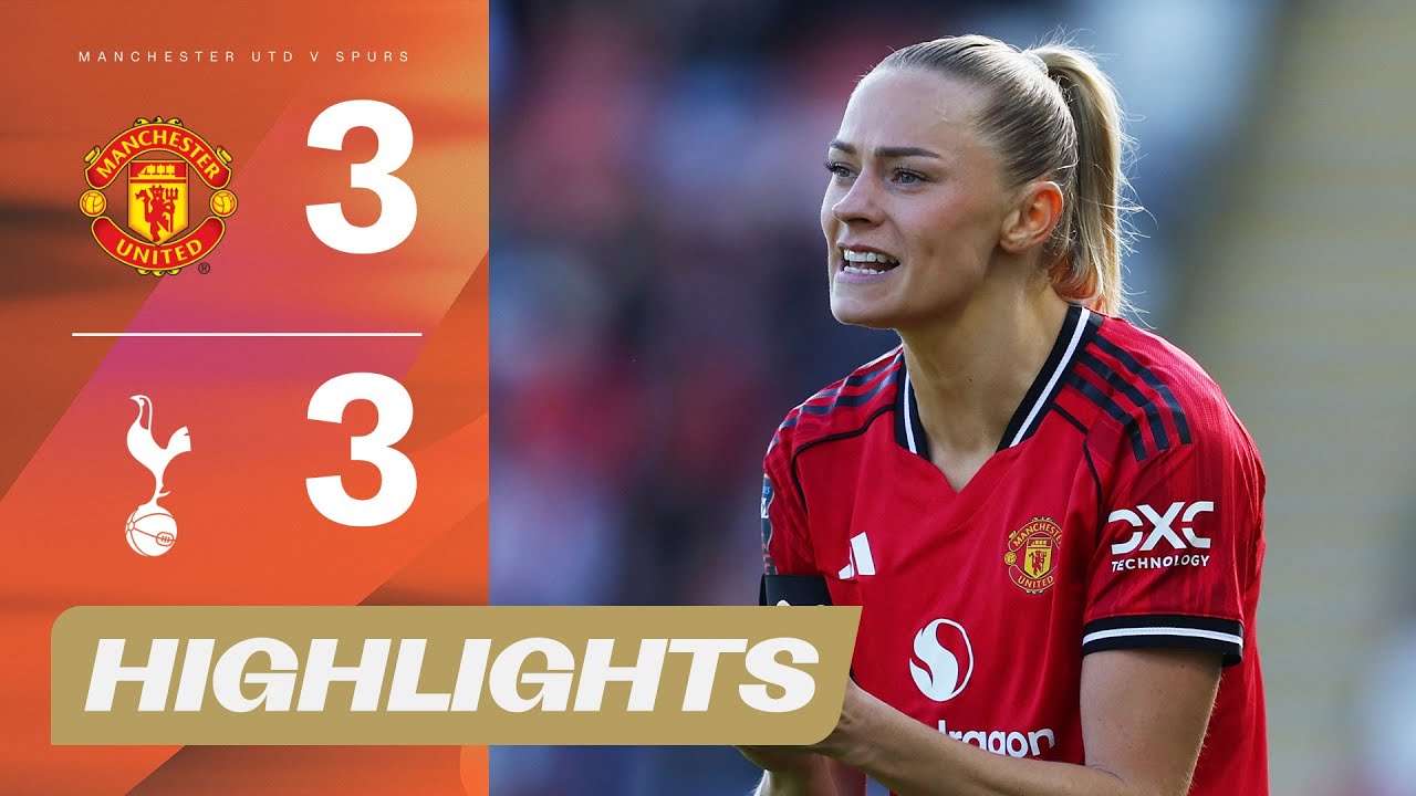 Rolfö Rescues Reds! | Manchester United v Tottenham Hotspur | Barclays WSL 25/26