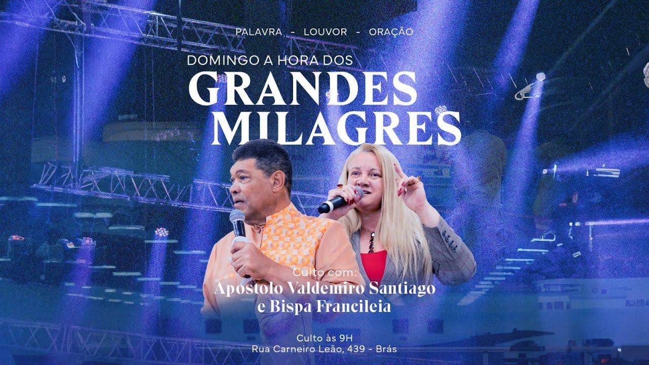 DOMINGO, A HORA DOS GRANDES MILAGRES  07/04/24 #ApóstoloValdemiro