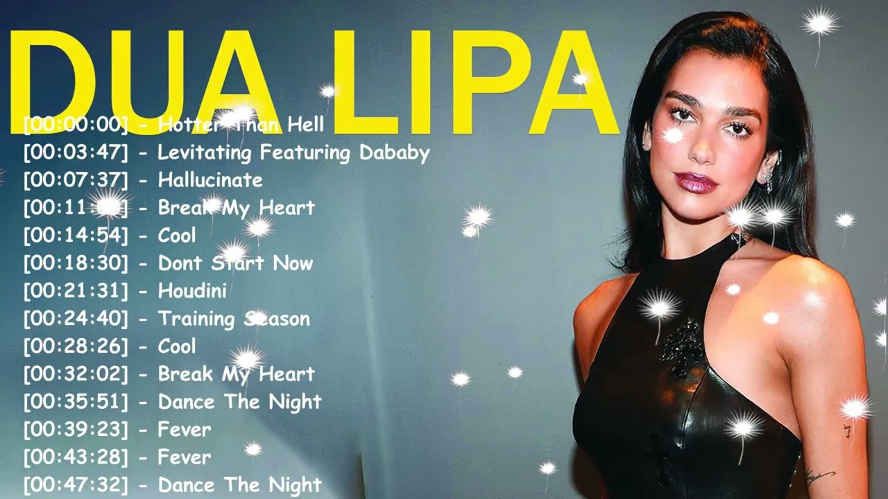 Dua Lipa Greatest Hits Full Album – Top 20 Pop Songs from Future Nostalgia Era