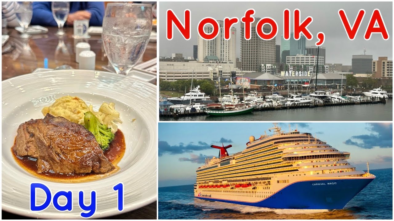 Canada & New England Cruise | Day 1 | Norfolk, VA | Carnival Magic | Embarkation Day | October 2023