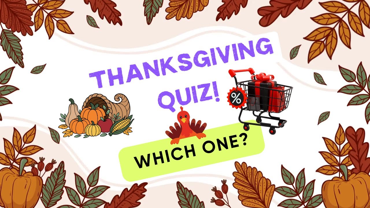 🦃Which One Is Correct? Thanksgiving Quiz for Kids | Fun Holiday Brain Game