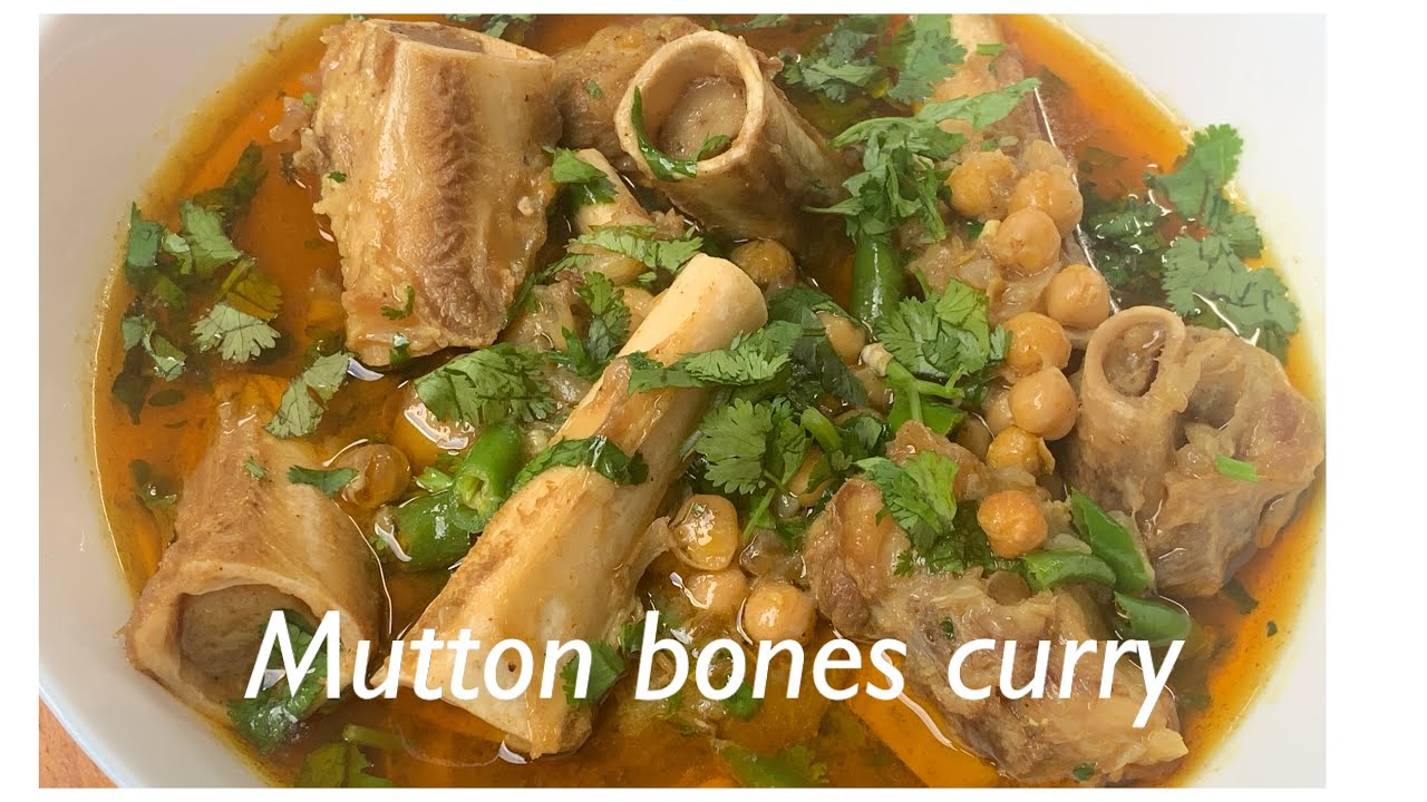 Mutton bones curry recipe/ how to make mutton bones curry