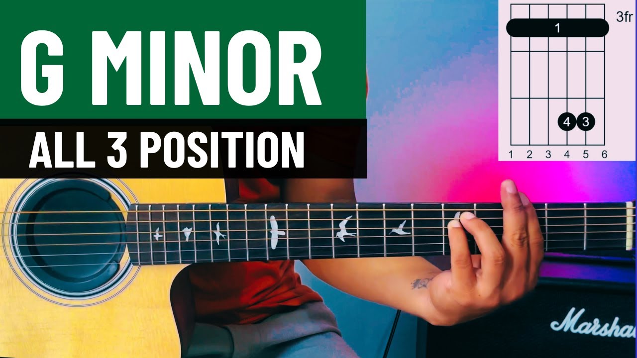 How To Play G Minor - G Minor Chord Variations For Beginners