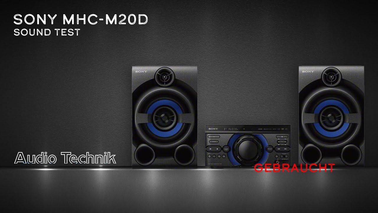 Sony MHC-M20D ( Sound Test )