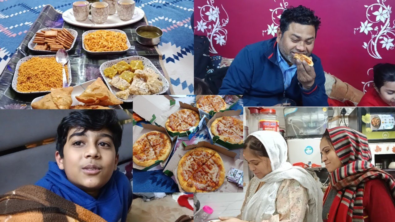 Khala ne di pizza 🍕 party||#enjoy#mastitime#trending#vlogs#video