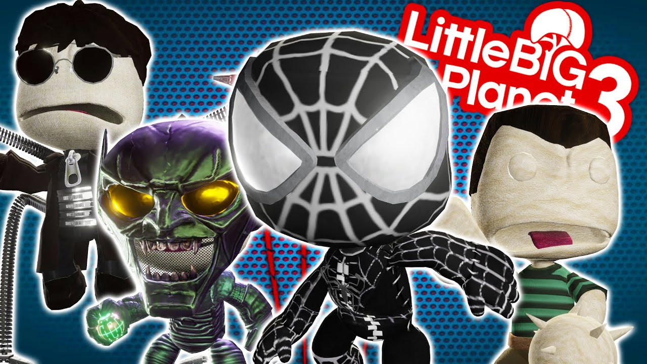 NEW Spider-Man Costume Pack - LittleBigPlanet 3 PC Gameplay | EpicLBPTime
