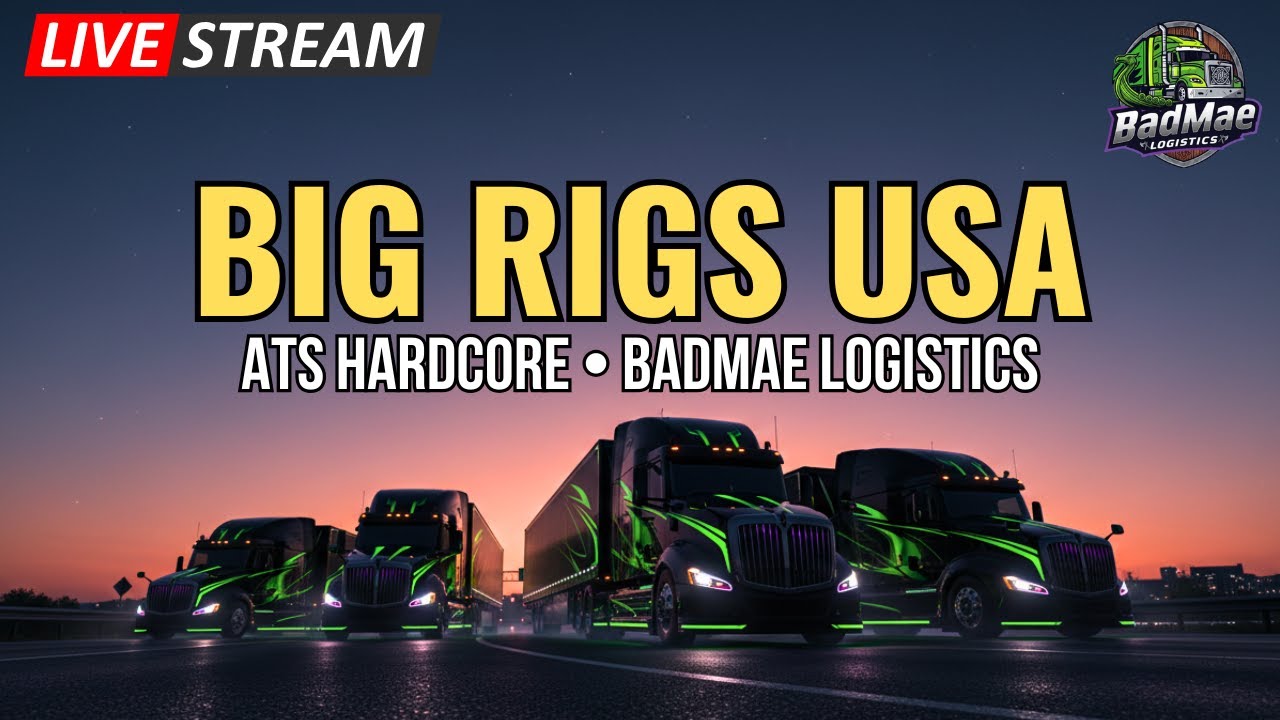 🔴LIVE American Truck Simulator Multiplayer Convoy & Chat | BadMae Logistics