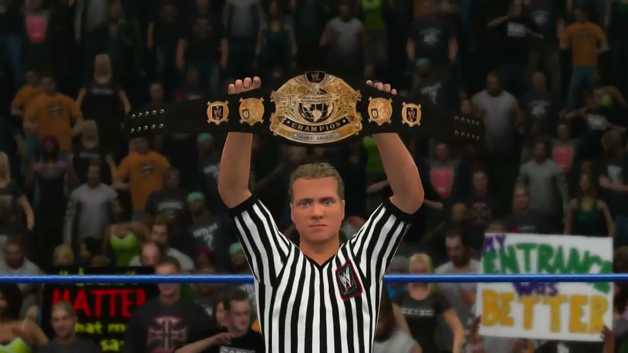WWE 2K15 - Kurt Angle vs Brian Kendrick: Smackdown [2/27/2003]