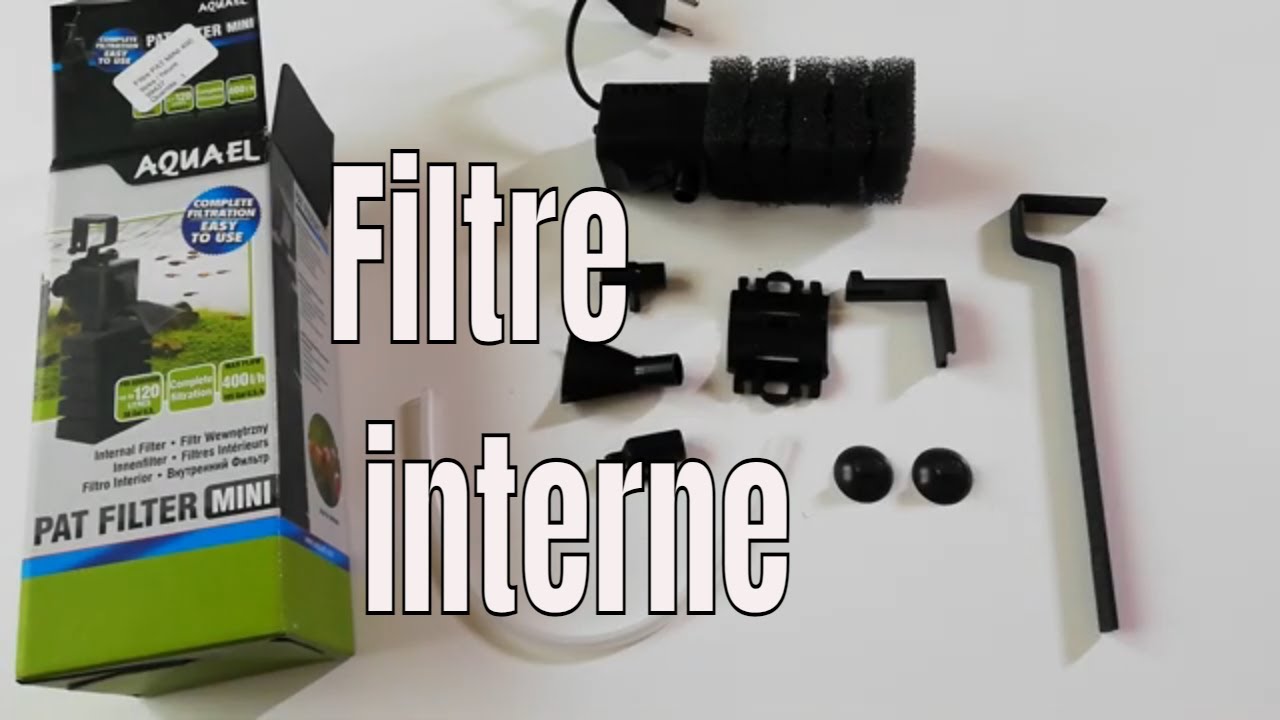 Filtre interne aquarium . AQUAEL PAT mini    idéal pour crevettes .( TUTO ) .UNBOXING .