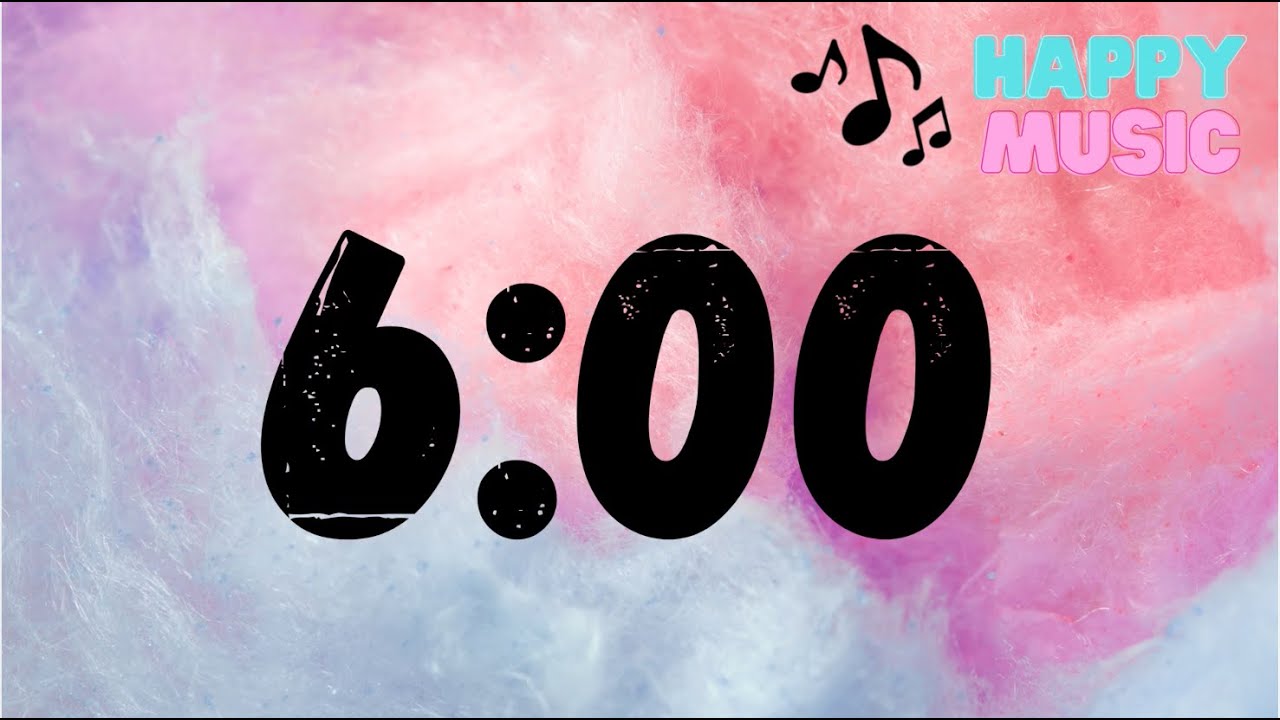 6 Minute Countdown Timer with Feel Good Music