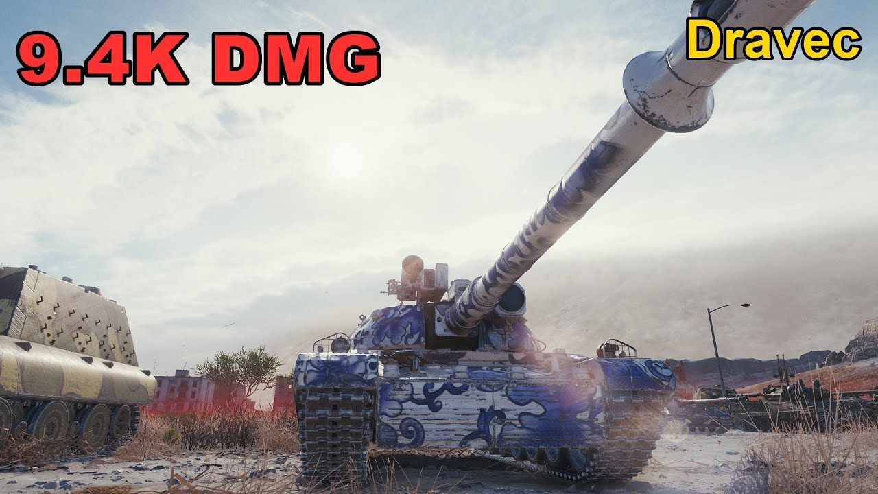 Dravec - 9.4K Damage - Map: Ghost Town - Player: 2401818 - Server: NA | World of Tanks