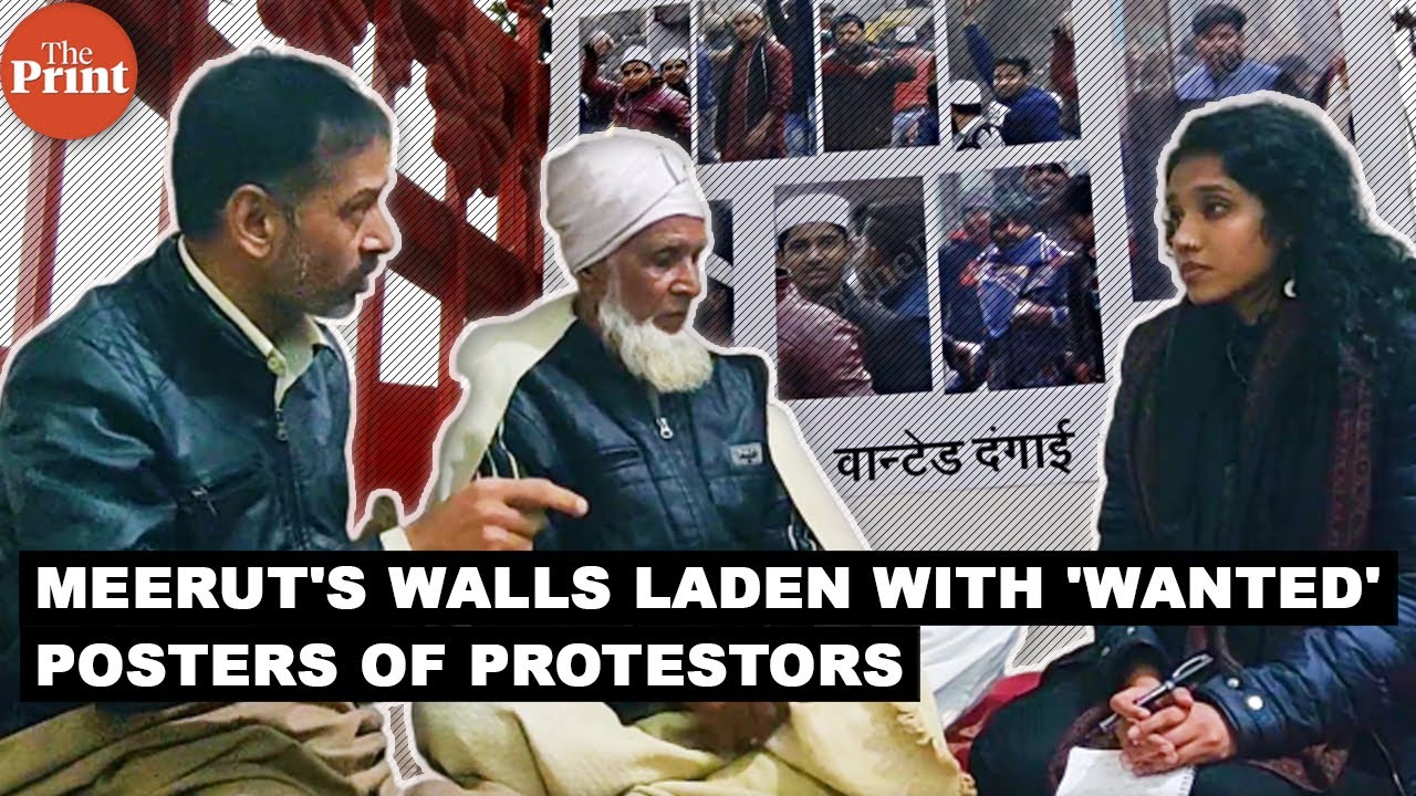Meerut's walls laden with 'Wanted' posters of protestors days after 5 people killed in violence