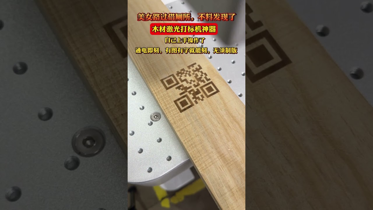 CO2 Laser Marking Machine For Engraving Original Woods