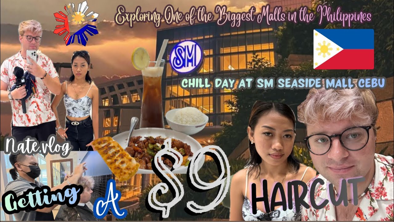 День в SM Seaside Cebu | Потрясающие виды, еда и стрижка за 9 долларов!🇵🇭