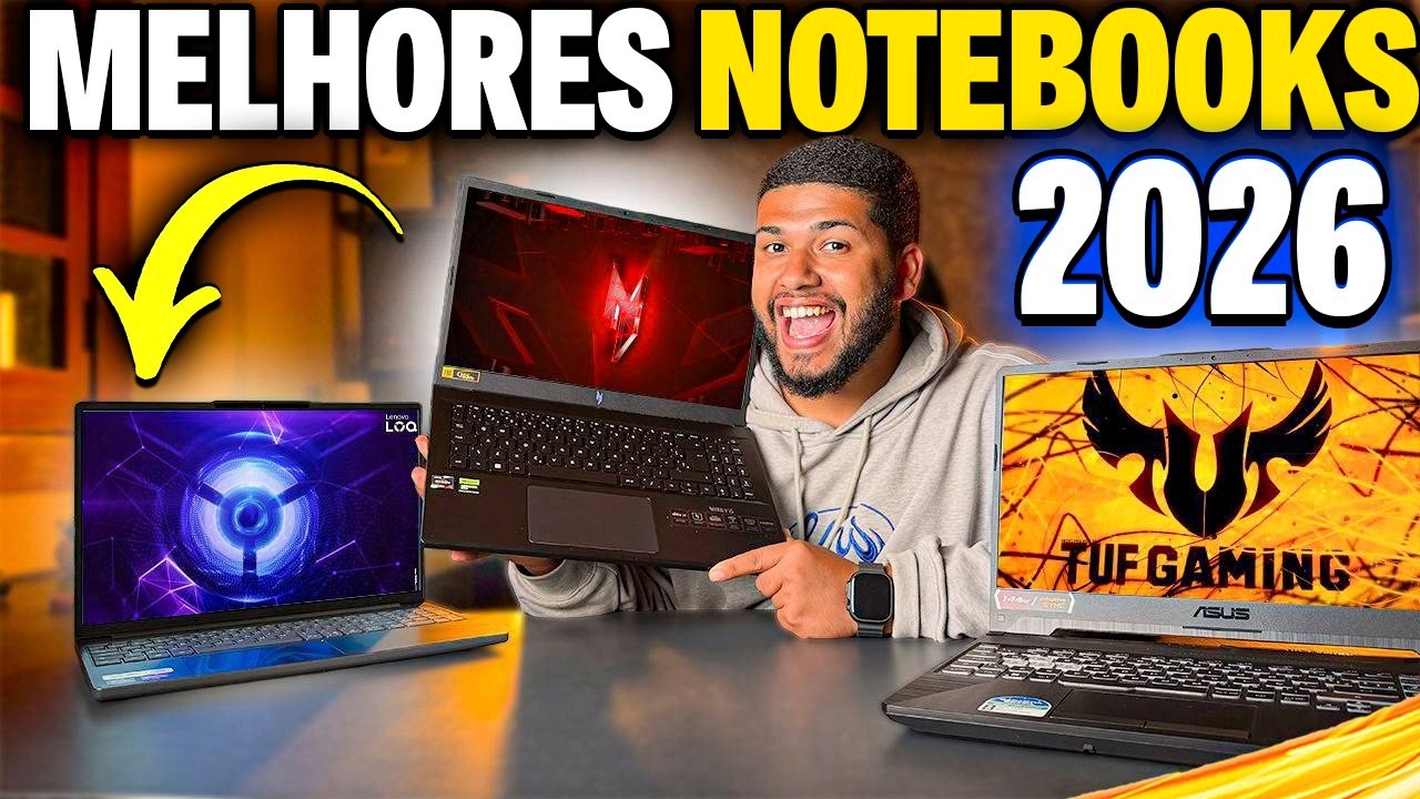 TOP 5 Melhores NOTEBOOKS GAMERS CUSTO BENEFÍCIO 2026!(Guia Definitivo para Comprar Sem Erro)