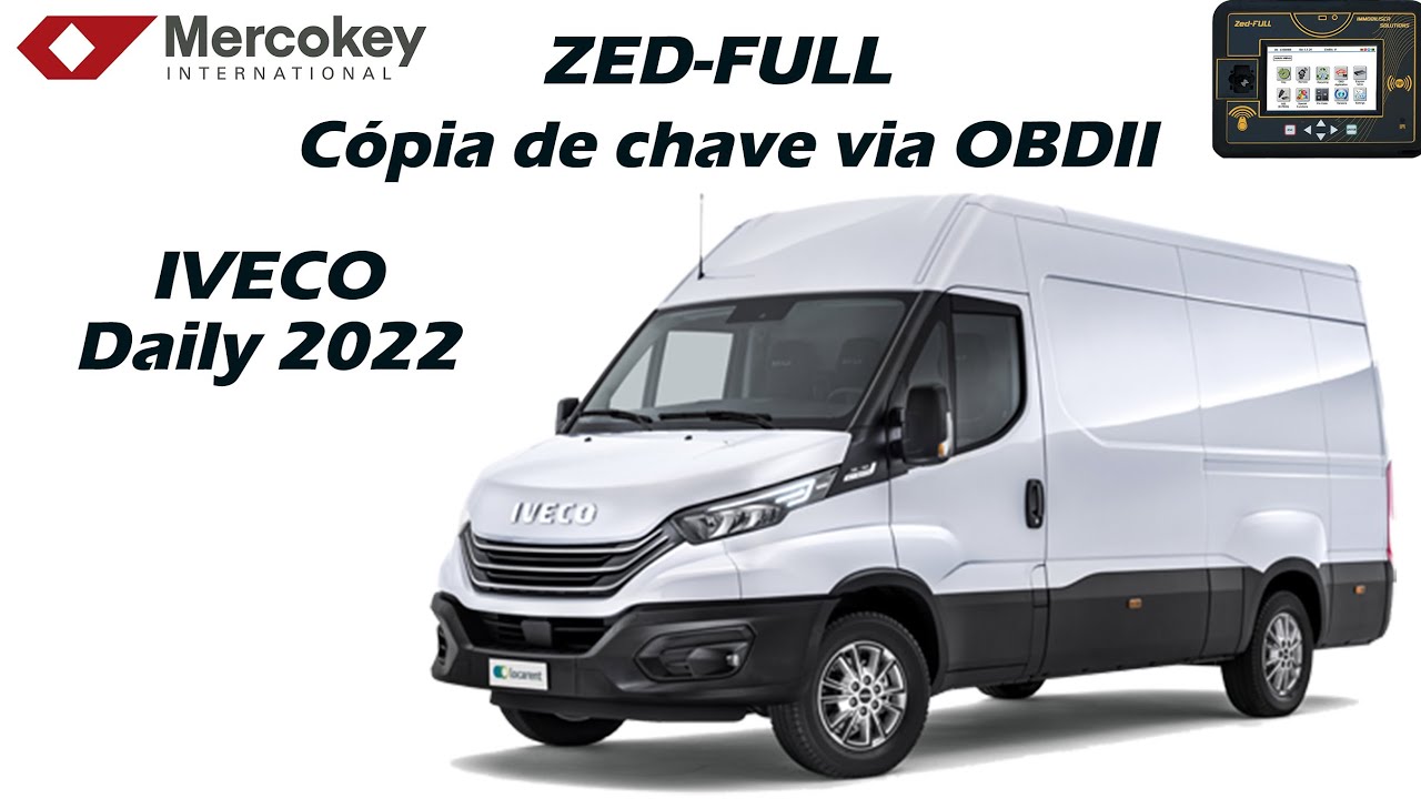 Cópia de chave Iveco Daily 2022 via OBD2 - Zed-FULL