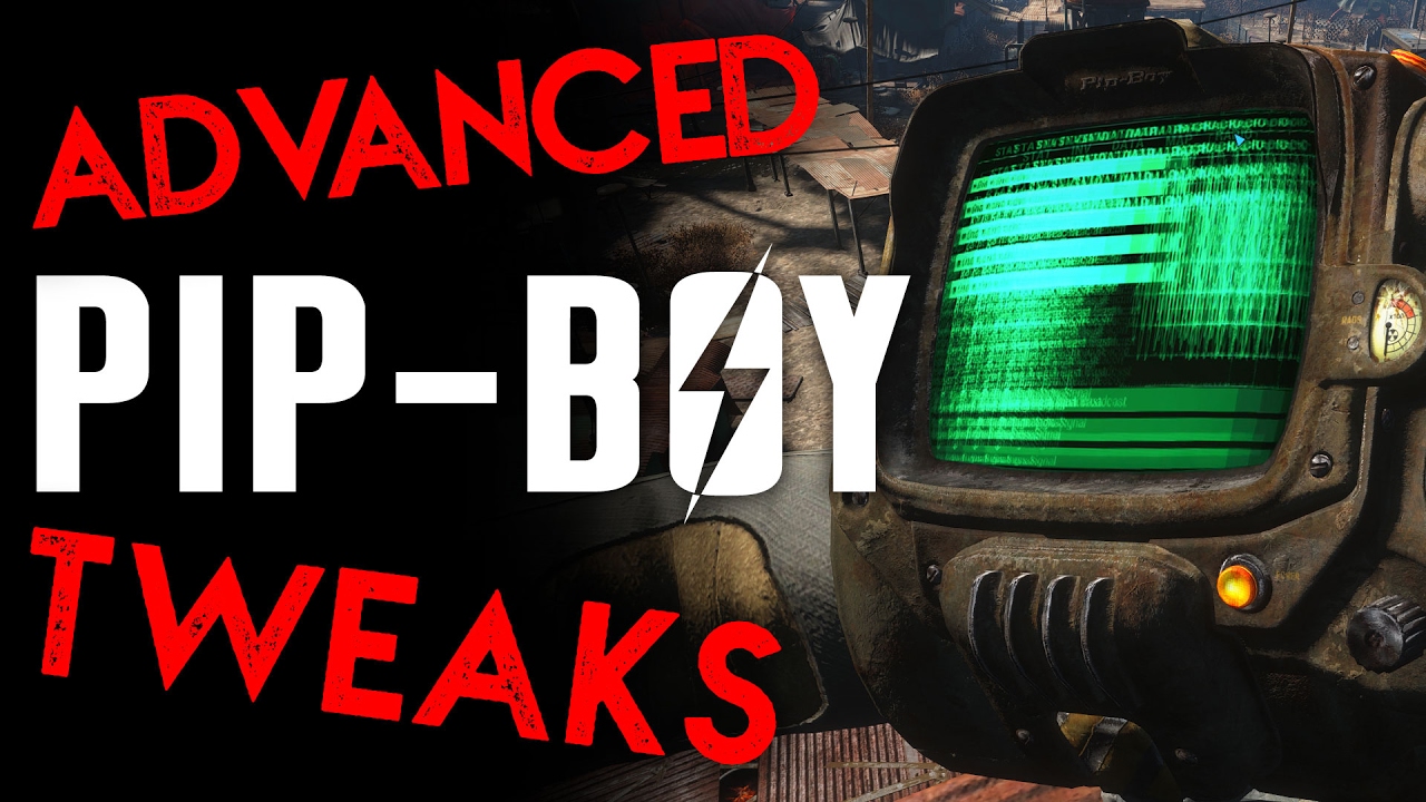 Advanced Pip-Boy Tweaks for Fallout 4 - Flicker, Pulses, Scanlines, & More