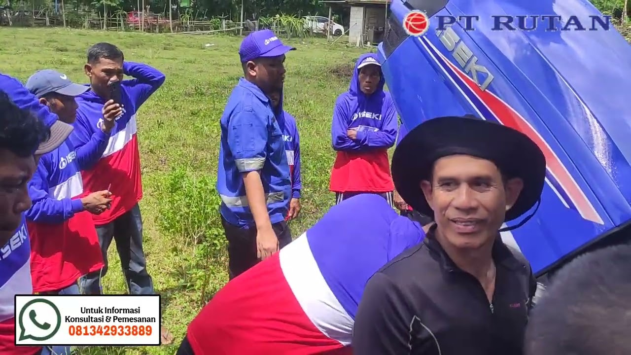 Pelatihan Operator Traktor Iseki Kelompok Tani di Kab. Pangkep 