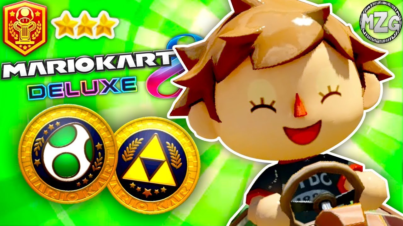 Egg & Triforce 200cc Cups! Animal Crossing Villager! - Mario Kart 8 Deluxe Gameplay - Episode 23
