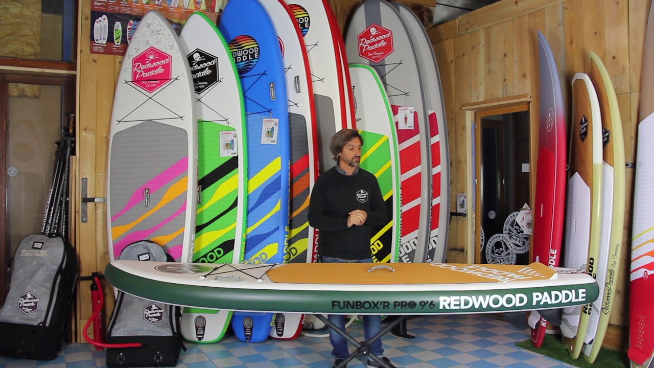 Paddle gonflable Funbox'r Pro 9'6 Redwoodpaddle