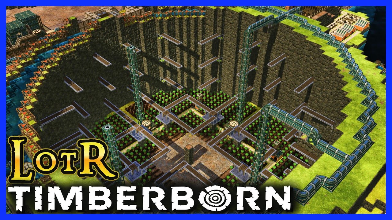 МНОГОУРОВНЕВОЕ ЗДАНИЕ с 3D-ландшафтом! 5 секретных подземных уровней! &mdash; Timberborn, Властелина ко...