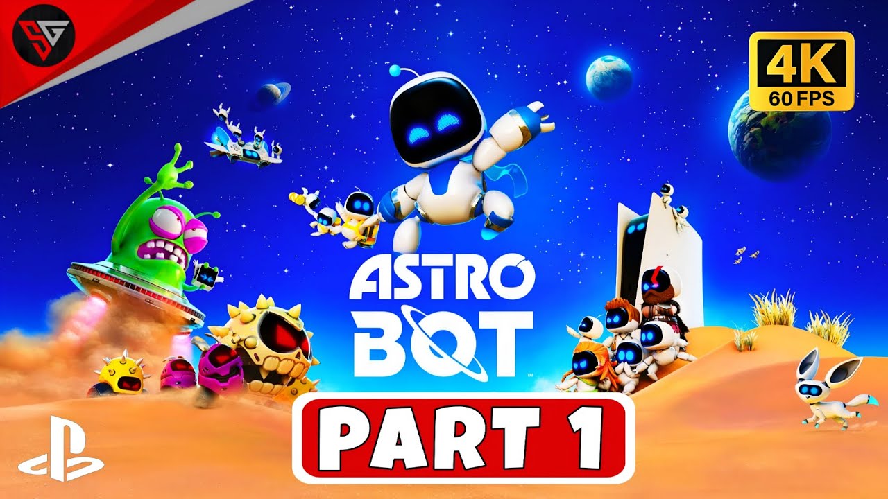 ASTRO BOT Gameplay Walkthrough PART 1 [4K 60FPS PS5] - No Commentary 🤖