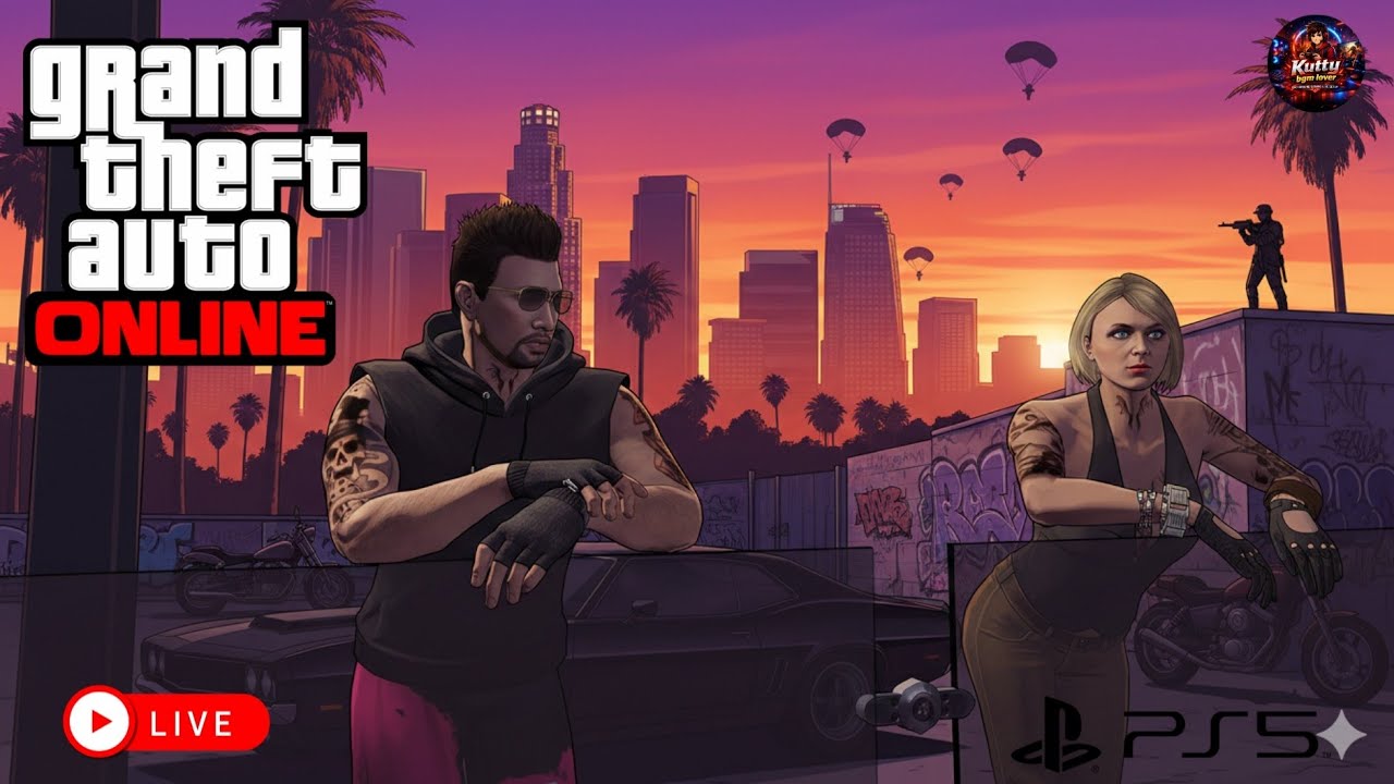 GTA5 Online Play with Friends Gameplay on PS5