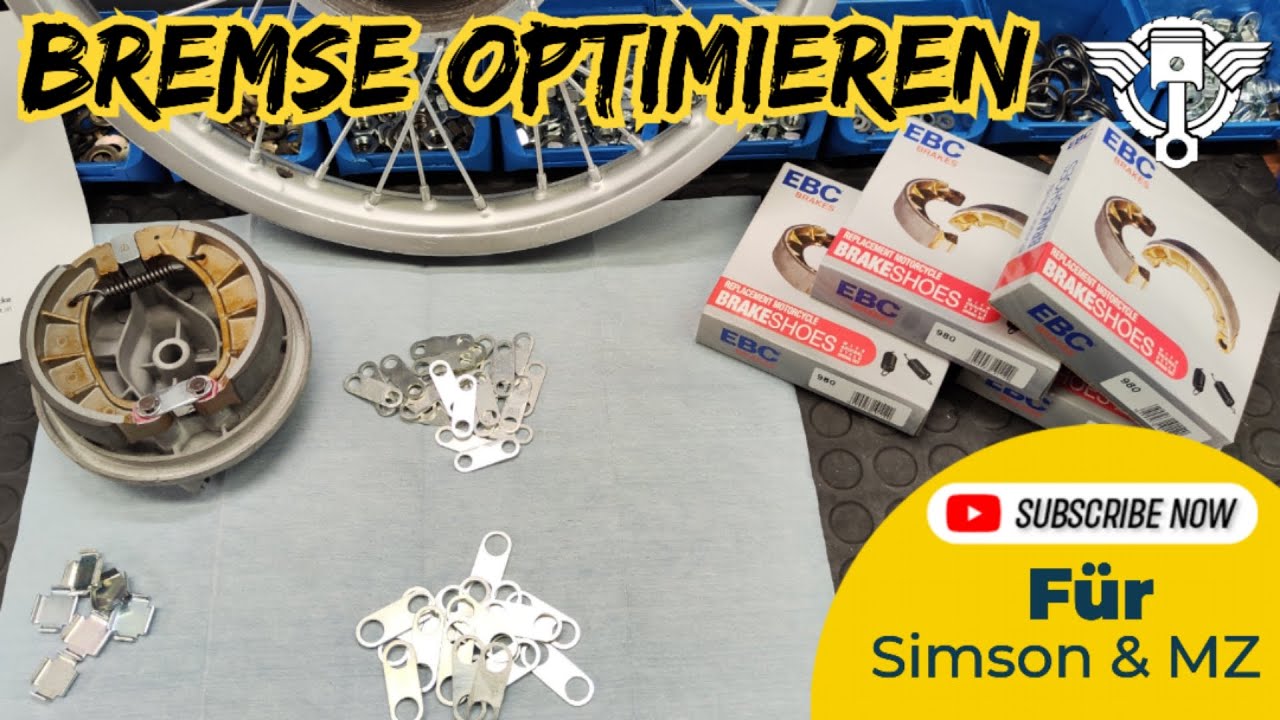 Simson & MZ Bremse Optimieren die Bremsleistung deutlich verbessern