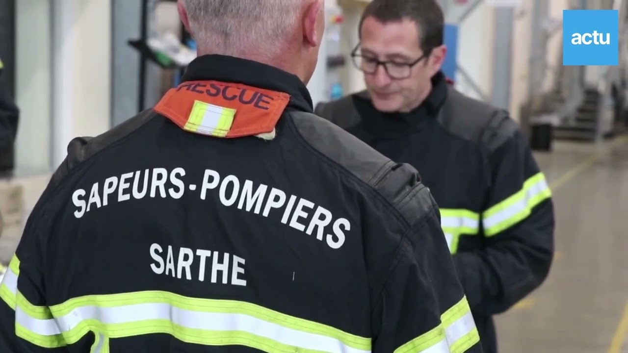 Accident de tramway : les pompier en exercice au Mans