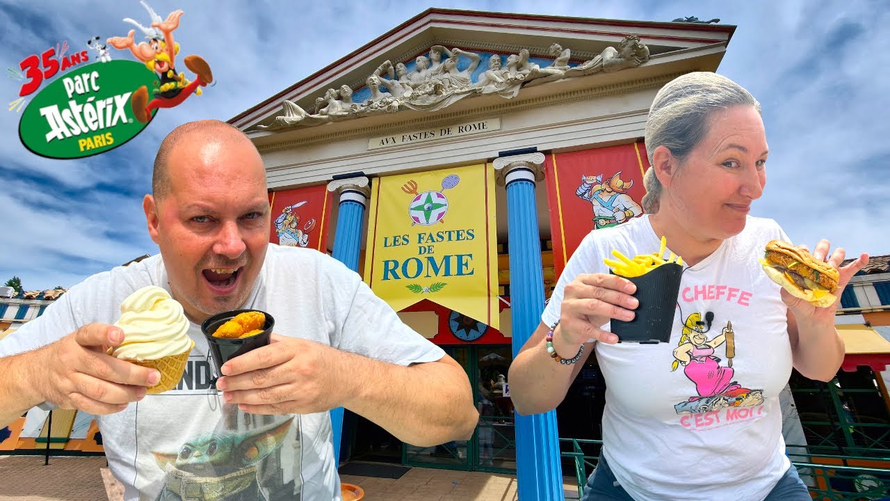 ON DECOUVRE LE RESTAURANT AUX FASTES DE ROME AU PARC ASTERIX
