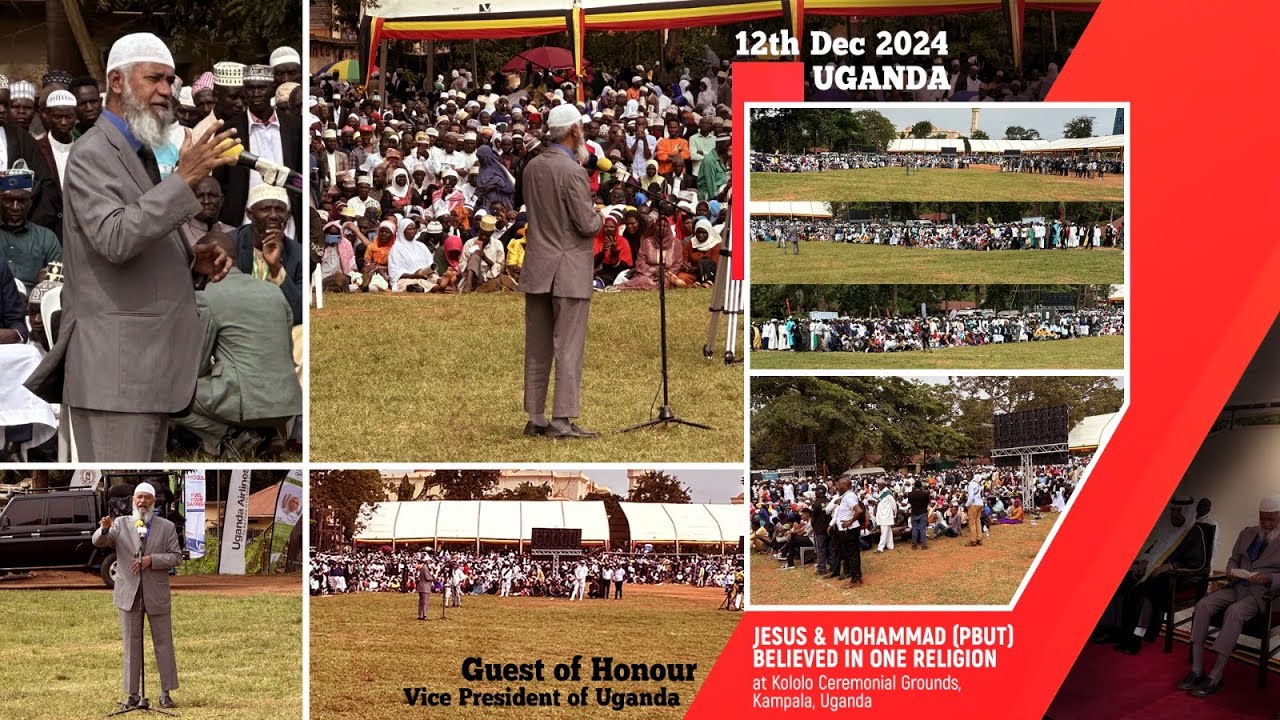 Jesus & Muhammad ﷺ Believed in One Religion - Dr. Zakir | Uganda, Africa