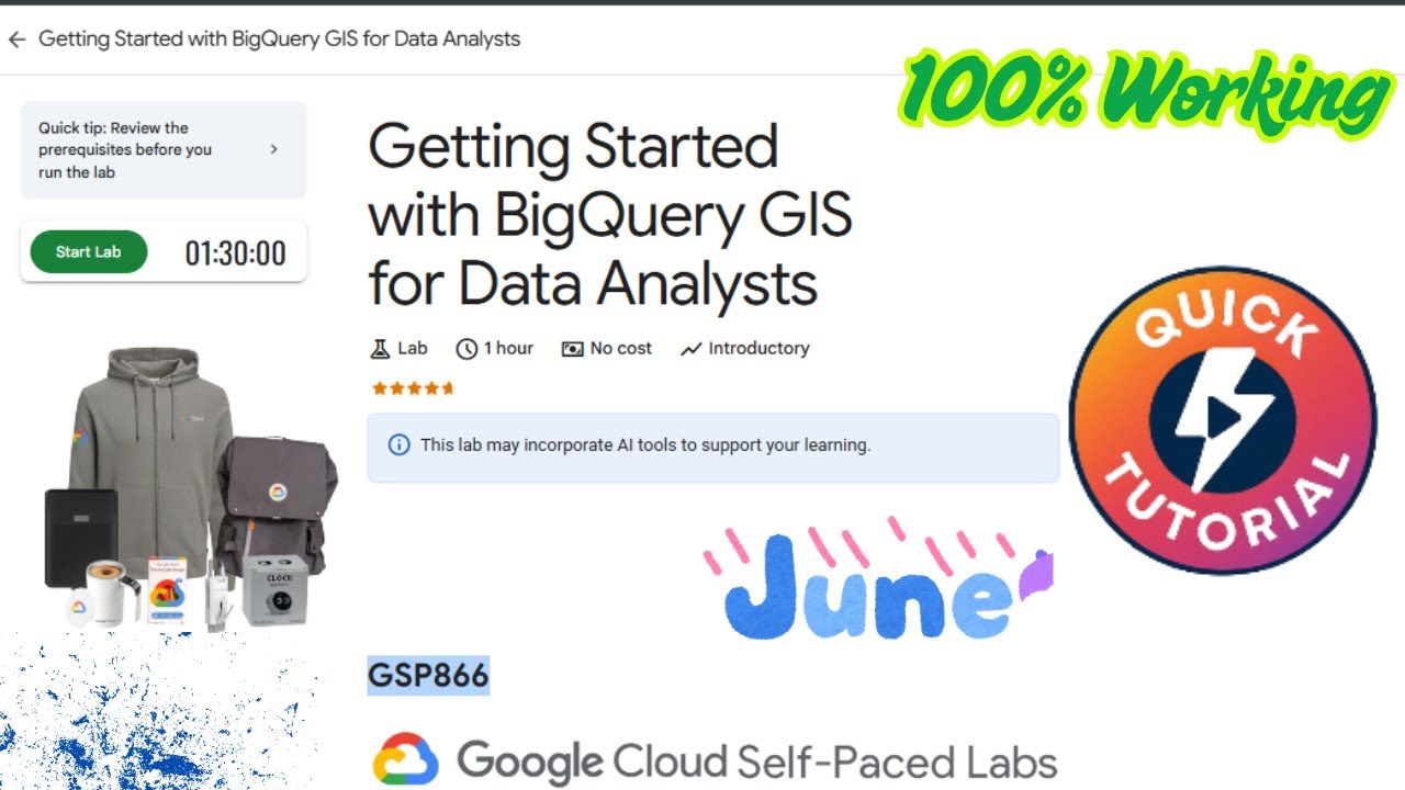Getting Started with BigQuery GIS for Data Analysts #GSP866 #qwiklabs #arcade
