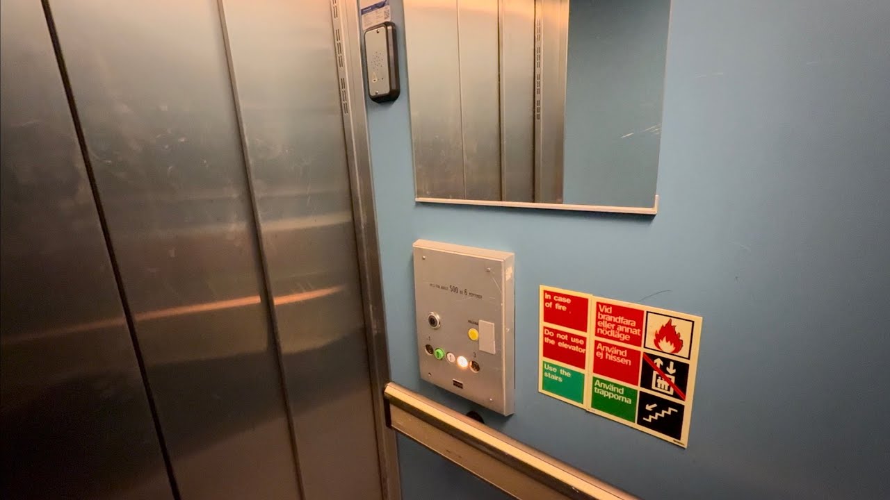 MACHINE ROOM TOUR!!! 1975 KONE BD-Traction Elevator @ First Hotel Statt, Söderhamn, Sweden.